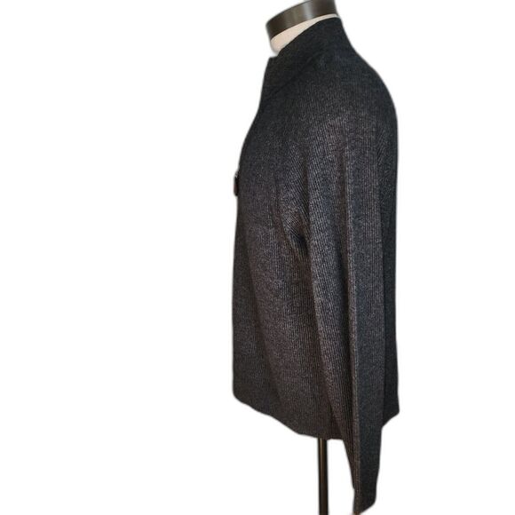 Tasso Elba Spa Men's Grey Long Sleeve Wool Blend Sweater Size L - Picture 4 of 7